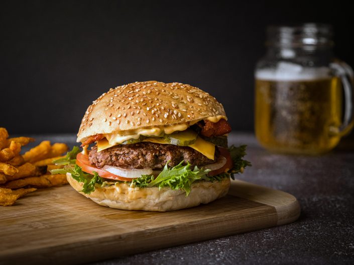 Cheeseburger + bacon