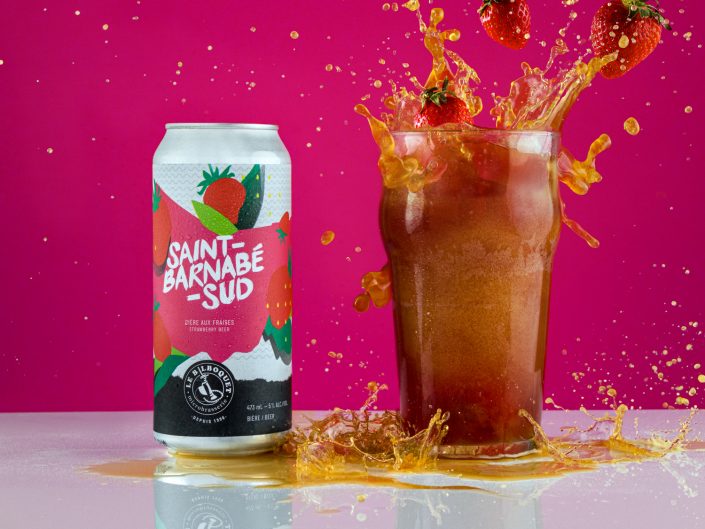 Saint-Barnabé-Sud – Bière aux fraises – Microbrasserie Le Bilboquet